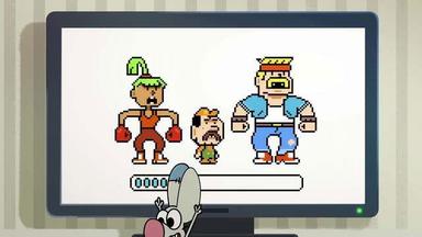 Boy Girl Dog Cat Mouse Cheese 1x4